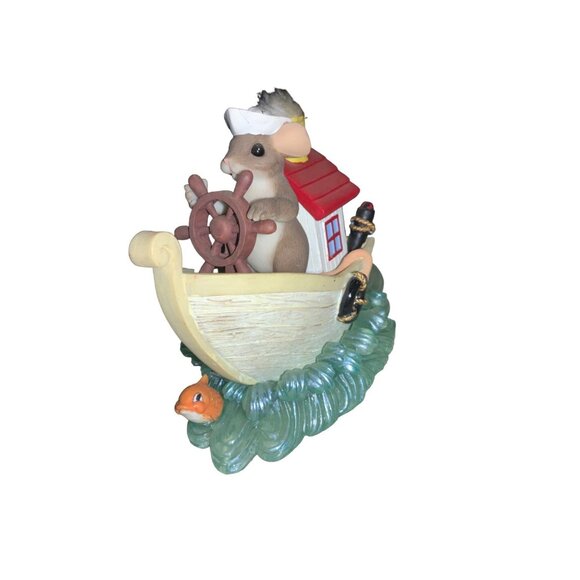 Fitz and Floyd You Tug At My Heart Figurine  Charming Tails by Dean Griff - Picture 3 of 12